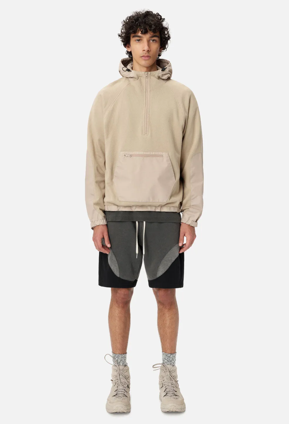 Waterproof Terry Anorak / Tan