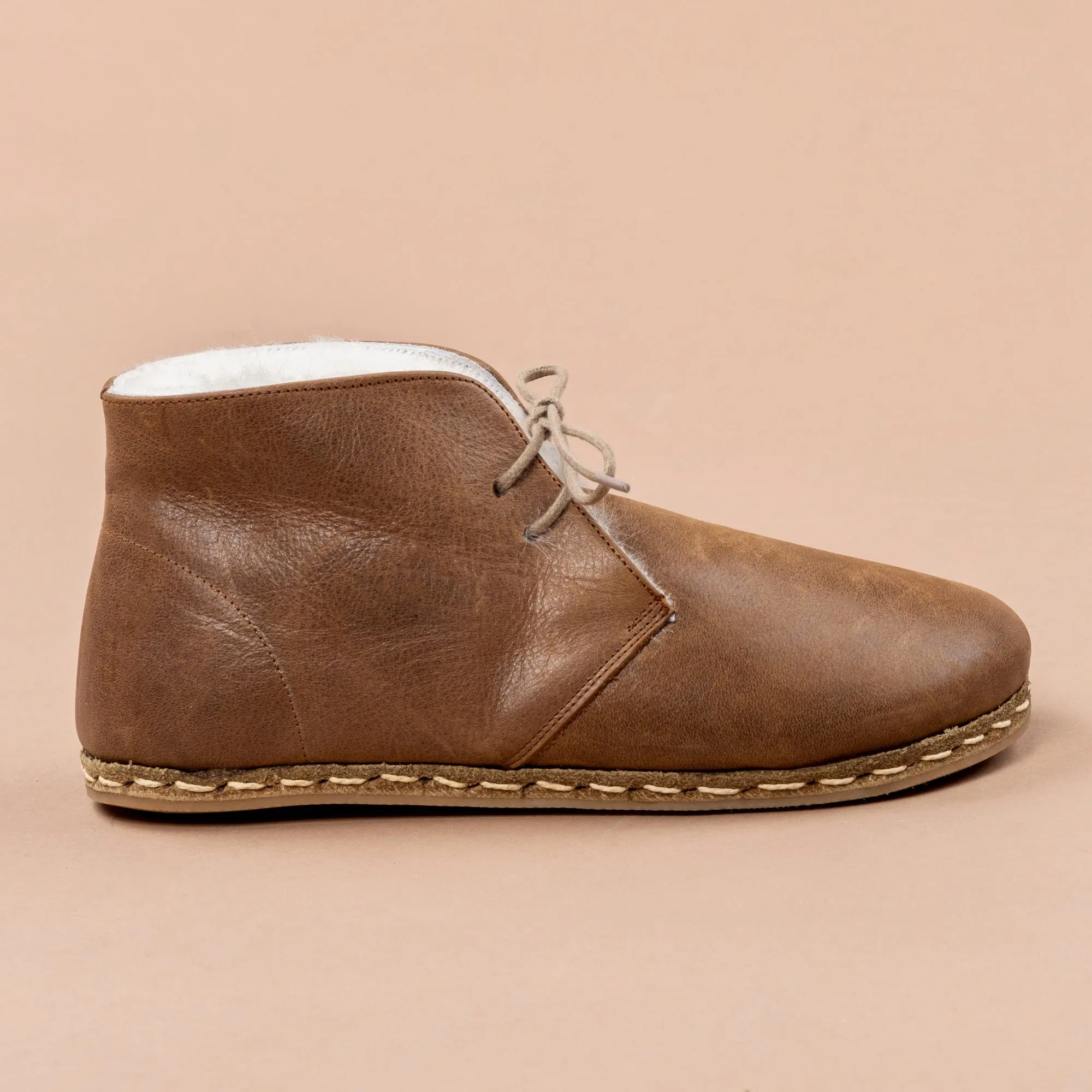 Women's Zaragoza Barefoot Oxford Boots with Fur